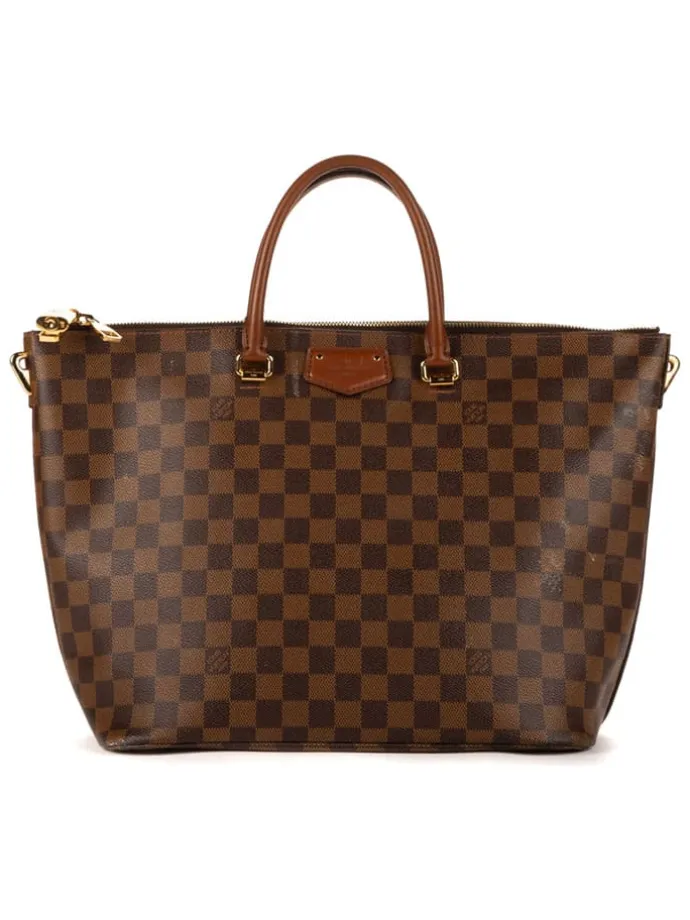 Henkeltasche in Braun/ Hellbraun - (B)29 x (H)27 x (T)15 cm