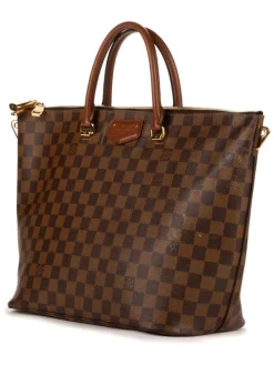 Henkeltasche in Braun/ Hellbraun - (B)29 x (H)27 x (T)15 cm