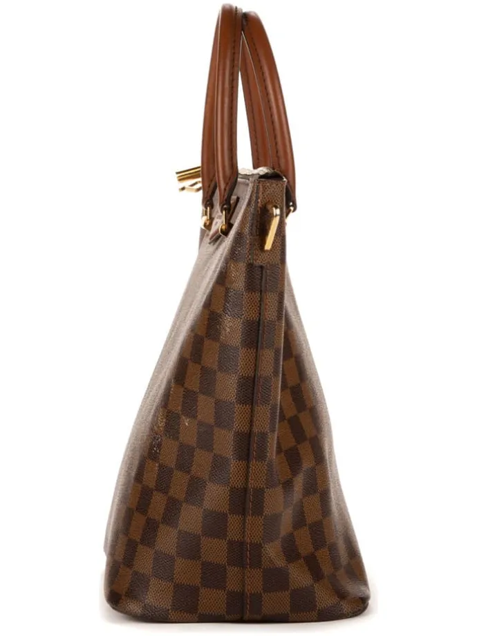 Henkeltasche in Braun/ Hellbraun - (B)29 x (H)27 x (T)15 cm