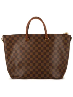 Henkeltasche in Braun/ Hellbraun - (B)29 x (H)27 x (T)15 cm