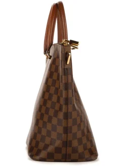 Henkeltasche in Braun/ Hellbraun - (B)29 x (H)27 x (T)15 cm