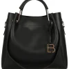 Henkeltasche in Schwarz - (B)34 x (H)33 x (T)16 cm