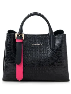 Henkeltasche "Rome" in Schwarz - (B)36 x (H)26 x (T)11 cm