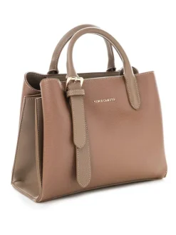 Henkeltasche "Rome" in Taupe - (B)36 x (H)26 x (T)11 cm