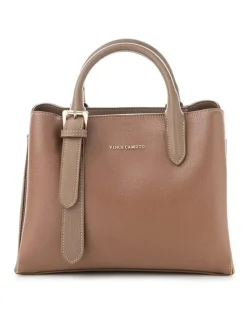 Henkeltasche "Rome" in Taupe - (B)36 x (H)26 x (T)11 cm