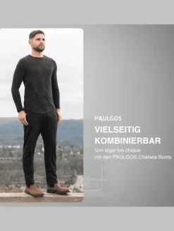 Herren Chelsea Boots, Stiefeletten, Schuhe in Dunkelbraun