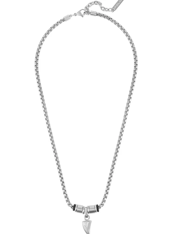 Herren-Kette Serrator Edelstahl Silber