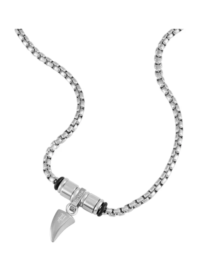 Herren-Kette Serrator Edelstahl Silber