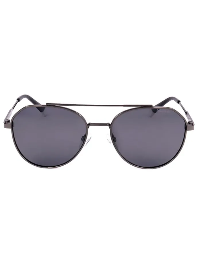 Herren-Sonnenbrille in Anthrazit/ Dunkelblau