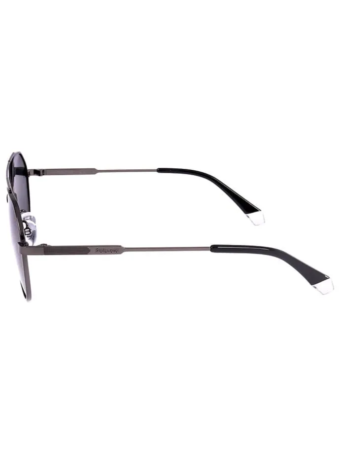 Herren-Sonnenbrille in Anthrazit/ Dunkelblau