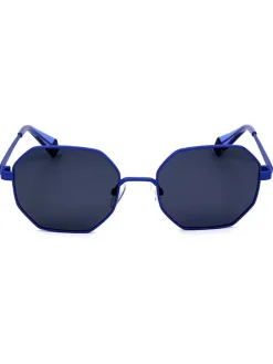 Herren-Sonnenbrille in Dunkelblau/ Blau