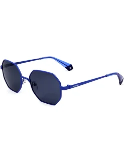 Herren-Sonnenbrille in Dunkelblau/ Blau
