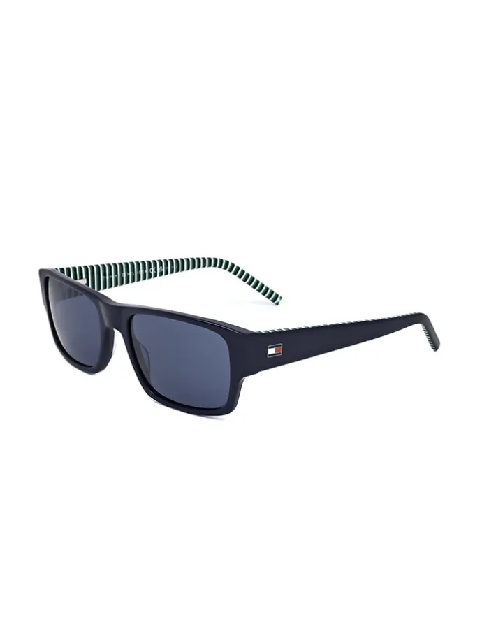Herren-Sonnenbrille in Schwarz/ Blau