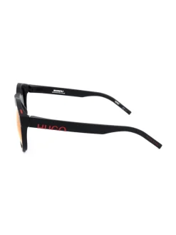 Herren-Sonnenbrille in Schwarz/ Orange