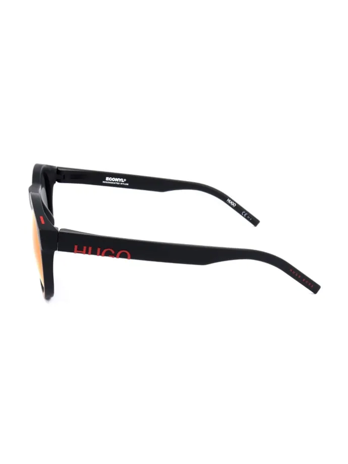 Herren-Sonnenbrille in Schwarz/ Orange