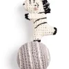 Häkelrassel "Zebra" - ab Geburt