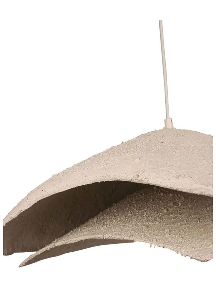 Hängeleuchte in Creme - (H)65 x Ø 50 cm