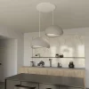 Hängeleuchte in Grau - (B)60 x (H)120 cm