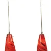 Hängeleuchte in Rot - (B)39 x (H)43 x (T)12,5 cm