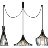 Hängeleuchte "Mezopotamya" in Schwarz - Ø 114 cm