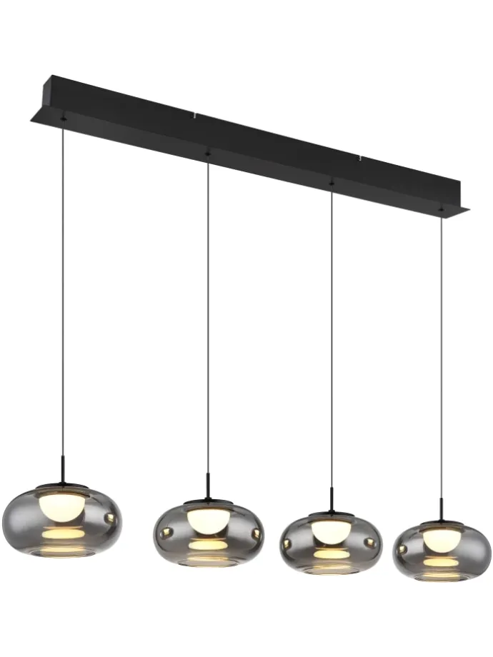 Hängeleuchte "QUINTARA" in black