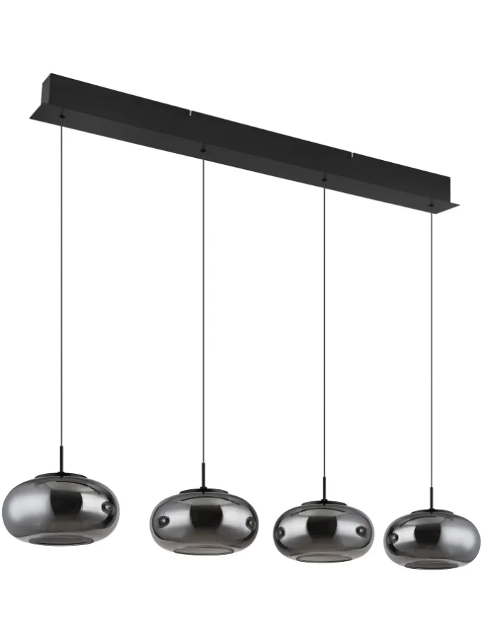Hängeleuchte "QUINTARA" in black
