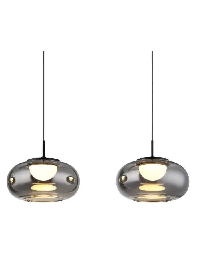 Hängeleuchte "QUINTARA" in black