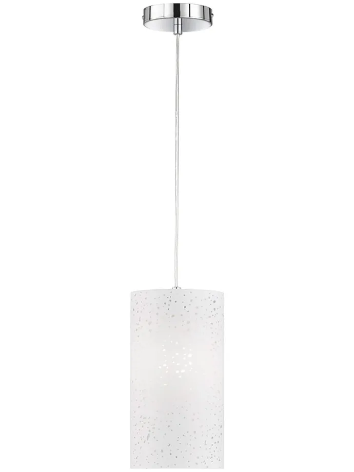 Hängeleuchte "Thor" in Weiß - (B)150 x Ø 16 cm
