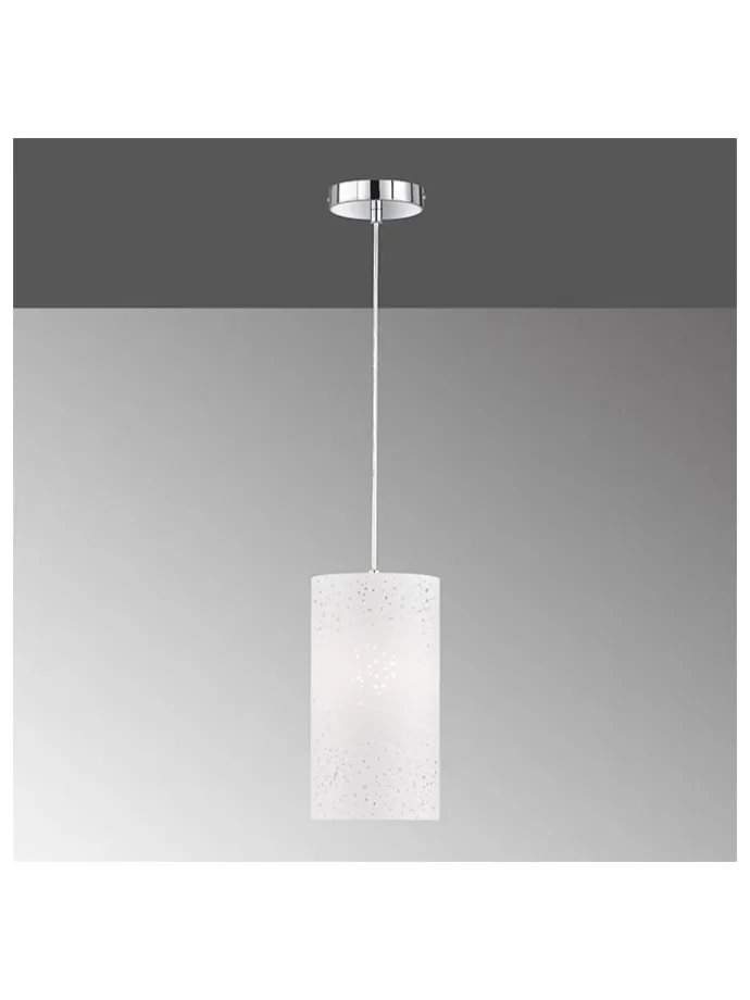 Hängeleuchte "Thor" in Weiß - (B)150 x Ø 16 cm