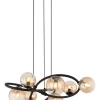 Hängeleuchte "TUBERIUS" in black