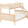 Hochbett BIERNE in Braun - (W) 149 x (H) 150 x (L) 210 cm