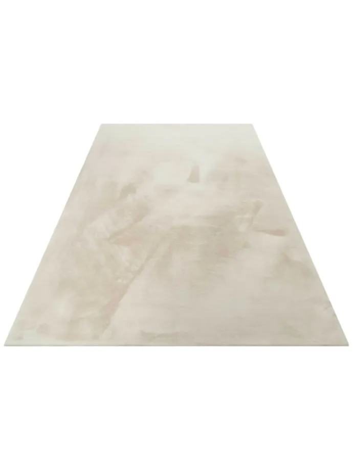 Hochflorteppich Alice in creme beige