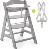 Hochstuhl Alpha Plus - Grey in grau