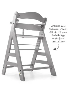 Hochstuhl Alpha Plus - Grey in grau