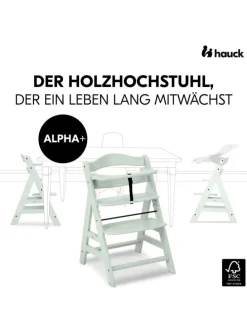 Hochstuhl Alpha Plus Mint - im Sparset inkl. in gruen