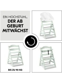 Hochstuhl Alpha Plus Mint - im Sparset inkl. in gruen