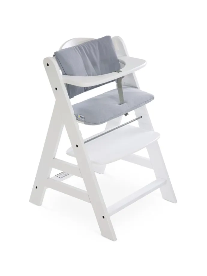 Hochstuhlauflage Deluxe - Stretch Grey in grau