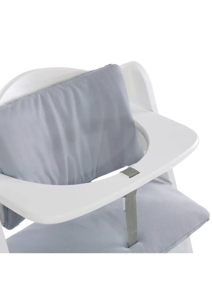 Hochstuhlauflage Deluxe - Stretch Grey in grau