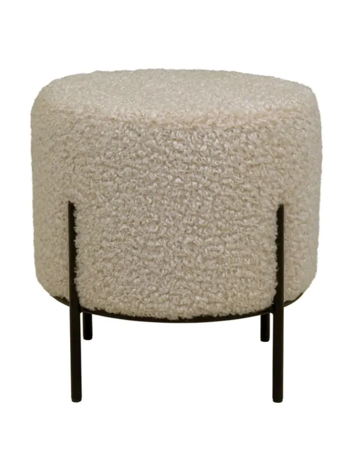 Hocker Alford Grau 36 x 36 cm
