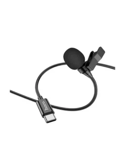 HOCO Telefonmikrofon L 14 in Schwarz USB -C in Schwarz