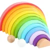 Holzbausteine "Regenbogen XL" - ab 12 Monaten