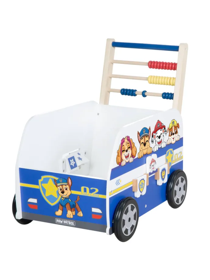 Holz-Schiebebus Paw Patrol – Lauflernhilfe & Puppenwagen, ab 12 Monaten