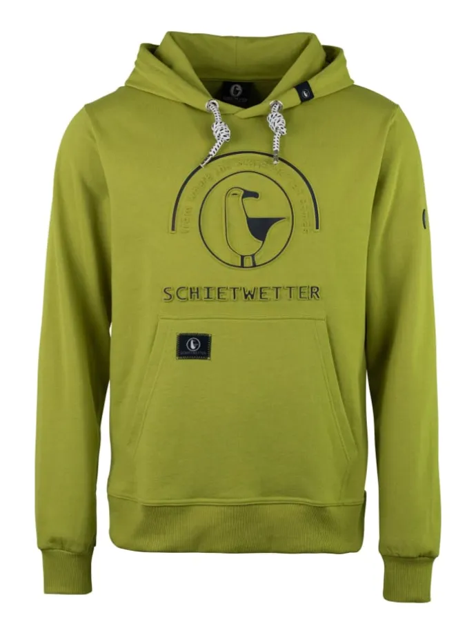 Hoodie "Captain Cord" in palm green
