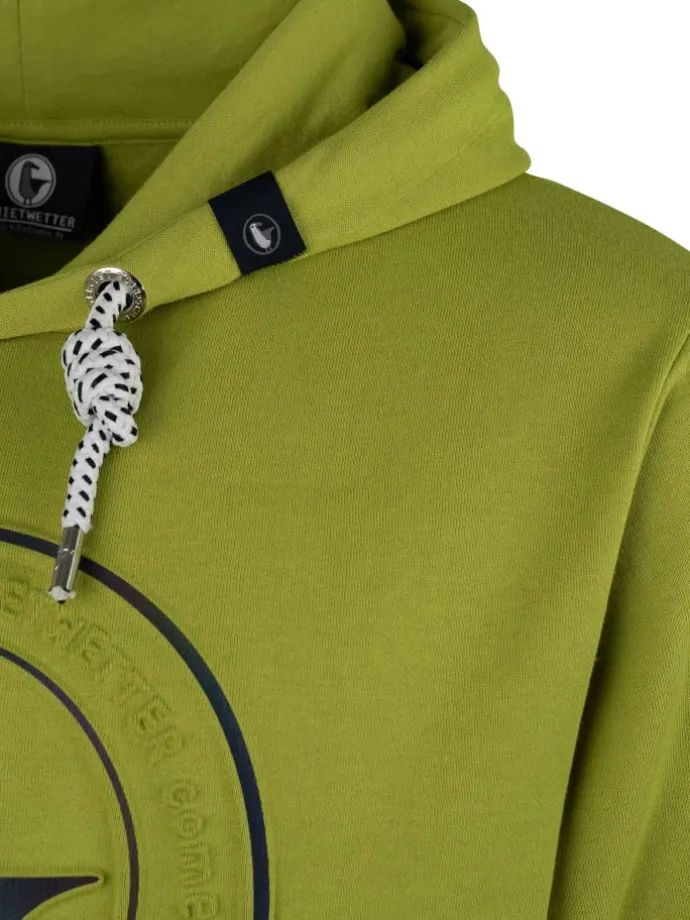 Hoodie "Captain Cord" in palm green