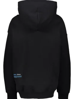 Hoodie "Coral Garden" in Schwarz