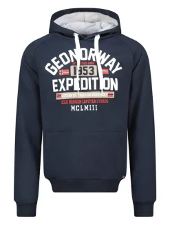 Hoodie "Germanito" in Dunkelblau