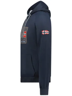 Hoodie "Gofoten" in Dunkelblau