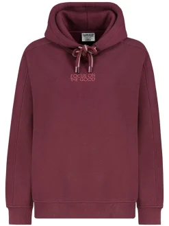 Hoodie in Bordeaux