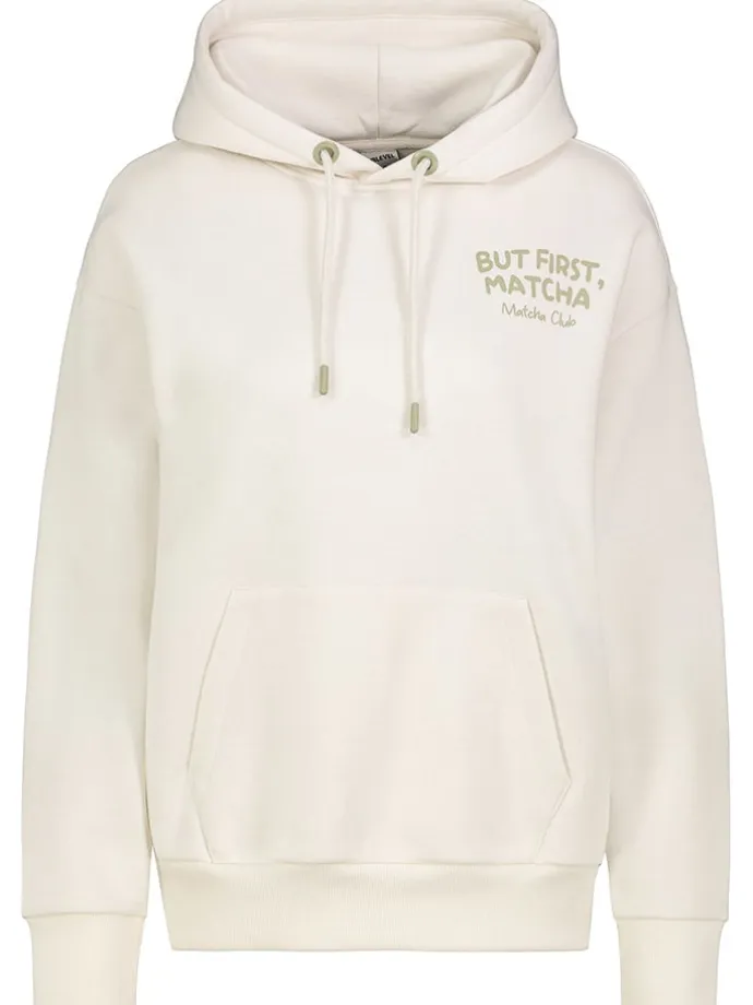 Hoodie in Creme
