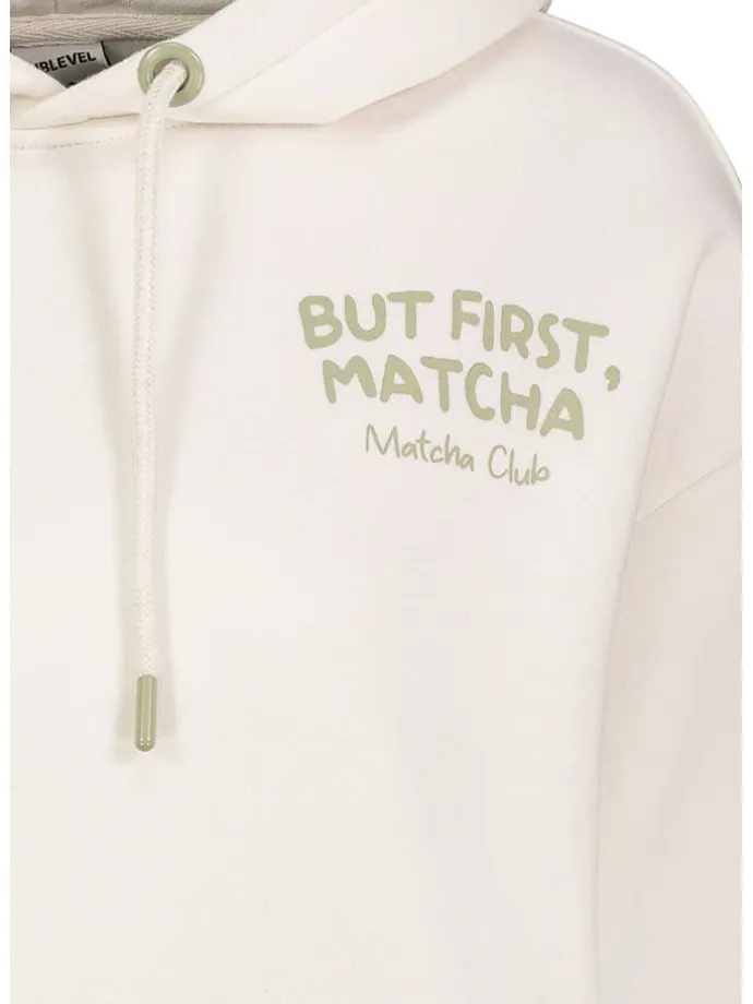 Hoodie in Creme